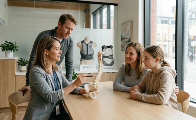 The non-surgical methods designed to treat scoliosis never promise complete treatment. Rather, the treatment methods are used to stop the condition from getting worse. Since scoliosis worsens with age, treatment helps to stop progression, correct posture, and manage back pain. However, how soon you recover from the condition also depends on how seriously you follow the care instructions provided by your specialists. For instance, if you are asked to wear at least eight hours each day, then you do so. If you overlook the guidance provided by your specialists, then the problem can increase, and it can take ample time to manage the condition. Schedule your appointment and get the right scoliosis treatment in Toronto today.